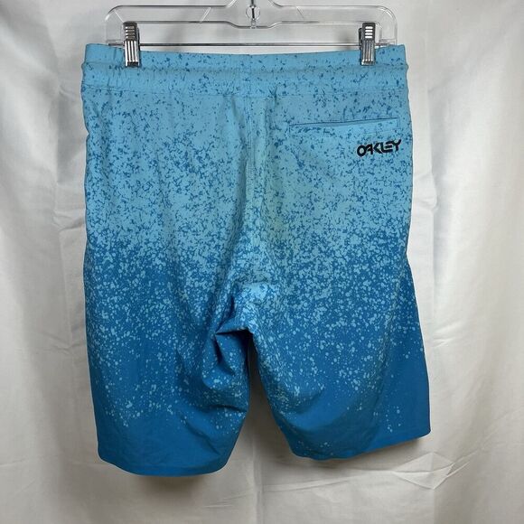 Oakley mens board shorts blue size small regular fit summer vacation casual - Picture 2 of 4
